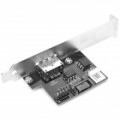 A826 Power eSATA + USB 2.0 PCIe Card para 2.5 