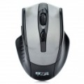 2.4 Mouse óptico Wireless GHz com receptor USB - preto + cinza (2 x AAA)