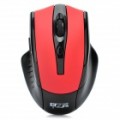 2.4 Mouse óptico Wireless GHz com receptor USB - preto + vermelho (2 x AAA)