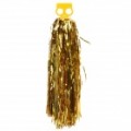 Identificador metálico cor Cheerleader Pom Poms c / plástico - dourado