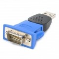 USB para adaptador de porta Serial RS232 com cabo de extensão USB