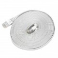 Cat.6 cabo RJ-45 Ultra plana rede LAN - branco (5 M)