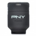 PNY Micro SD / TF Leitor de Carto Keychain - preto (máx. 32 GB)