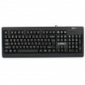 Chave de 104 KB-111 teclado com fio impermeável - preto (comprimento de 121 cm-cabo)