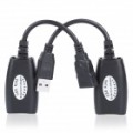 Cabo USB por meio de conjunto de extensor RJ45 - par