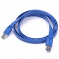 USB 3.0 homens cabo de dados para celular fino disco rígido - azul (1,5 m-comprimento do cabo)
