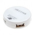 USB 2.0 4-Port Mini Hub branco