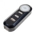 HUB USB 2.0 4-Portas preto