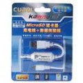 Kawau USB 2.0 SDHC TF/MicroSD Leitor de Carto e passagem dados cabo carregador