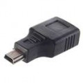 Mini USB 5 pinosos macho para adaptador USB A-fêmea