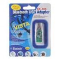 Bluetooth 1.2 USB 1.1 Dongle adaptador (branco translúcido)