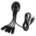 Bonito Octopus USB 4-Port Hub (preto)