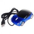 Carro em forma de USB 2.0 Optical Mouse - azul (120 CM-cabo)