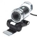 Canhão estilo Driveless 1.3MP HD Webcam com microfone integrado - preto