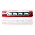 Elegante Bar Hub USB 2.0 4-Port (Hot Pink)