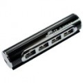 Elegante USB 2.0 Hub Bar 4 portas (preto)