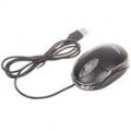 800 DPI USB mouse óptico - preto (120 CM-cabo)