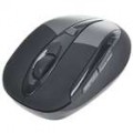 2.4 Mouse óptico do 1600DPI Wireless GHz com receptor USB - preto + cinza (2 * AAA)