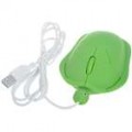 Tartaruga estilo 1000DPI USB mouse óptico - verde (120 CM-cabo)