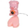 Bonito Cartoon porquinho figura PC USB 2.0 Webcam de 5MP CMOS 1/4 - Rosa (110 CM-cabo)