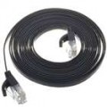 Ultra-Thin CAT-6 homens RJ45 Ethernet LAN Cable - preto (3 M-comprimento)