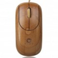 Exclusivo bambu 800 DPI USB mouse óptico - bambu cor (150 cm-cabo)