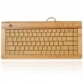 Teclado de 88 teclas Compact Slim com fio USB bambu (150 CM-cabo)