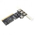 FireWire 1394 PCI Card com Software CD + cabo