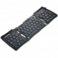 Teclado USB compacto de 69-chave dobrável para PC/Tablet PC/Notebook - preto