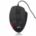 800/1600/2000DPI USB com fio Gaming Mouse óptico (1.4M-cabo)