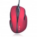 Mouse óptico USB MCSaite - Red (130 CM-cabo)