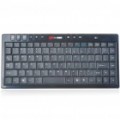 Verdadeiro MC Saite 87-chave Mini 2.4 g teclado sem fio portátil c / receptor (1 * AAA)