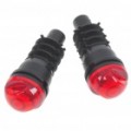 Moto barra-End Red Lights - preto + vermelho (par/2 * AG10)