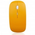 2.4 Mouse óptico de 1200DPI de Wireless GHz com receptor USB - laranja + prata (2 * AAA)