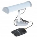 2000mW 54Mbps 802.11 g/b 2.4 GHz USB 2.0 adaptador com disco antena direcional 20dBi SMA Wireless