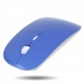 2.4 GHz Wireless 800/1200DPI mouse óptico com receptor USB - azul + prata (2 x AAA)