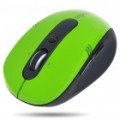 2.4 GHz Wireless 500/1000CPI mouse óptico com receptor - verde + preto (1 x AA)