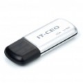 IT-CEO Mini USB 2.0 Flash/Jump Drive - prata (4GB)