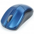 Genuíno Rapoo 1090 2.4 GHz Wireless 1000DPI USB mouse óptico com receptor - azul + preto (1 x AA)