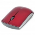 Genuíno Rapoo 1200 2.4 GHz Wireless 1000DPI USB mouse óptico c / receptor - vermelho (1x AA)