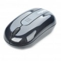 Genuíno Rapoo 3300 Mini 2.4 GHz sem fio 500/1000DPI USB mouse óptico c / receptor - preto (1 x AAA)