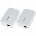 200 Mbps Powerline Ethernet adaptadores - par (100 ~ 240V / UE Plug)