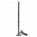 Antena de alto ganho de 18dB RP-SMA macho 2,4 GHz para roteador Wi-Fi - preto