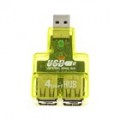 Compacto 4 portas USB 1.1 Hub Dongle