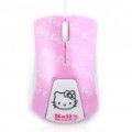 Bonito Mini Hello Kitty estilo USB 2.0 800 DPI mouse óptico com retrátil cabo (74,5 CM-cabo)