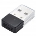 Ultra-Mini Nano USB 2.0 802.11n/b/g 150Mbps Wi-Fi/WLAN Wireless adaptador de rede - negro