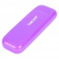 USB 2.0 leitor de cartão de memória SD/MMC/TF/M2 - roxo (máx. 32 GB)