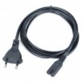 Cabo de alimentação CA universal para PC/Laptop (141 CM-comprimento/2-Round-Pin Plug)