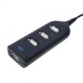 Energia Bar estilo HUB USB 2.0 4-Portas (cabo de 1 metro)