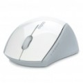 Genuíno Rapoo 3600 Mini 2.4 GHz Wireless 800/1600DPI USB mouse óptico c / receptor - branco (1xAAA)